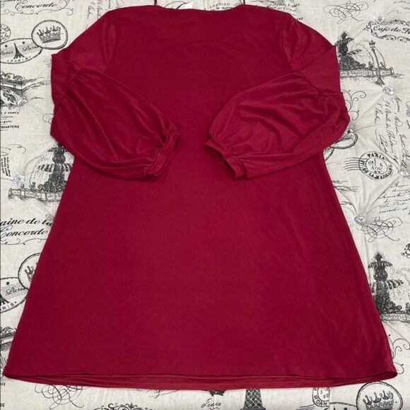 CeCe Long Sleeve Flared Dress - Picture 10 of 11